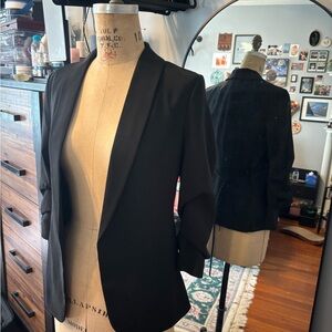 H&M Black Open Front Blazer
